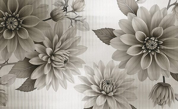 Elegantes florales Design in gedeckten Tönen Elegantes florales Design in gedeckten Tönen