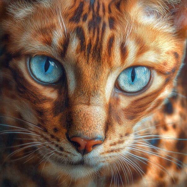 Majestätische Raubkatze mit markanten Augen Majestätische Raubkatze mit markanten Augen