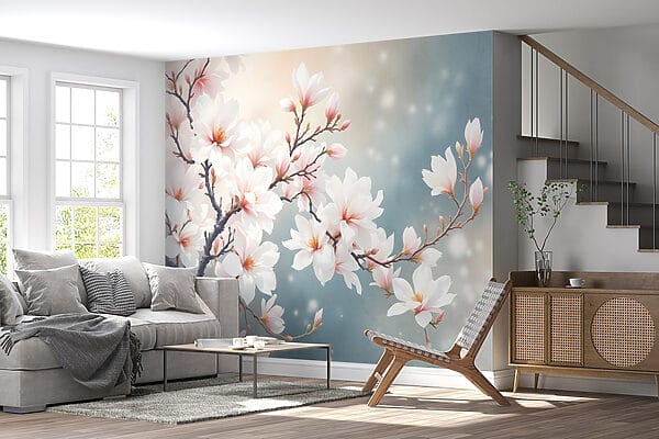 Baum mit weißen Blüten Baum mit weißen Blüten