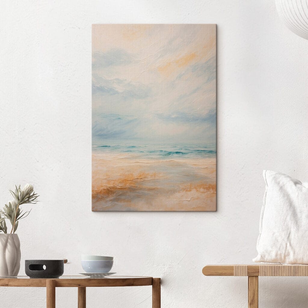 Painting of a beach