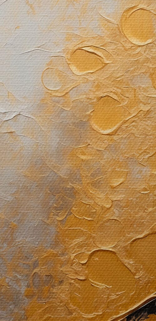 Painting of a moon and water