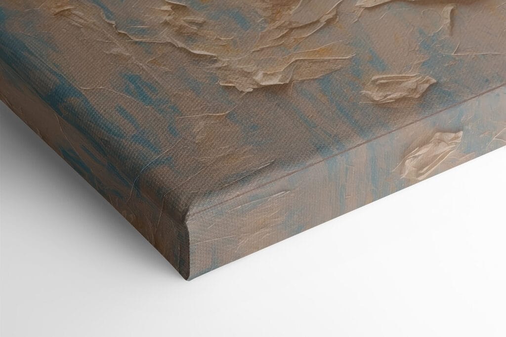 Painting of a man with long hair and a crown