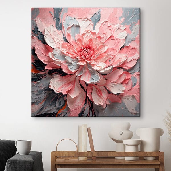 Wandbilder Rosa und graue Blume (Artikelnummer: s42917) Wandbilder Wandbilder Rosa und graue Blume (Artikelnummer: s42917)