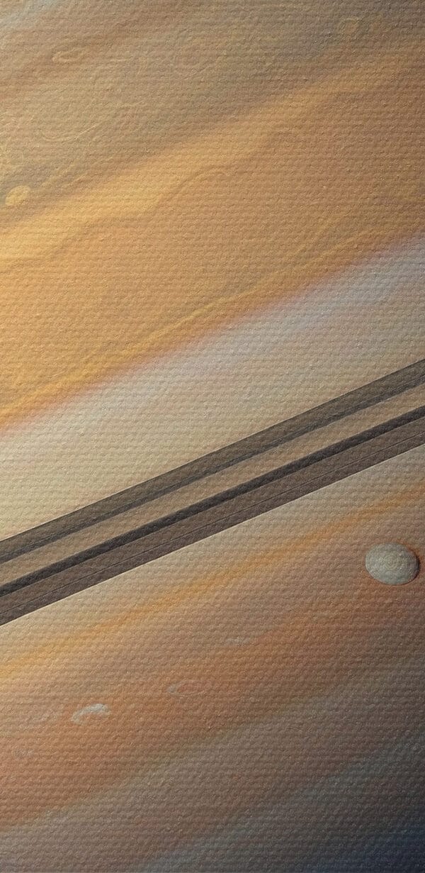 Planet mit Ringen um ihn herum Planet mit Ringen um ihn herum