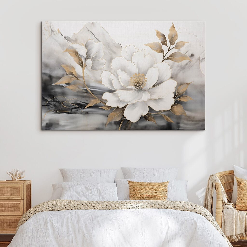 Painting of a flower Painting of a flower