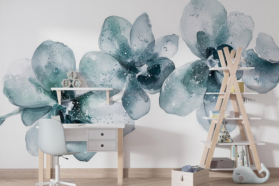 Gruppe von Blumen auf einem weißen Hintergrund Gruppe von Blumen auf einem weißen Hintergrund