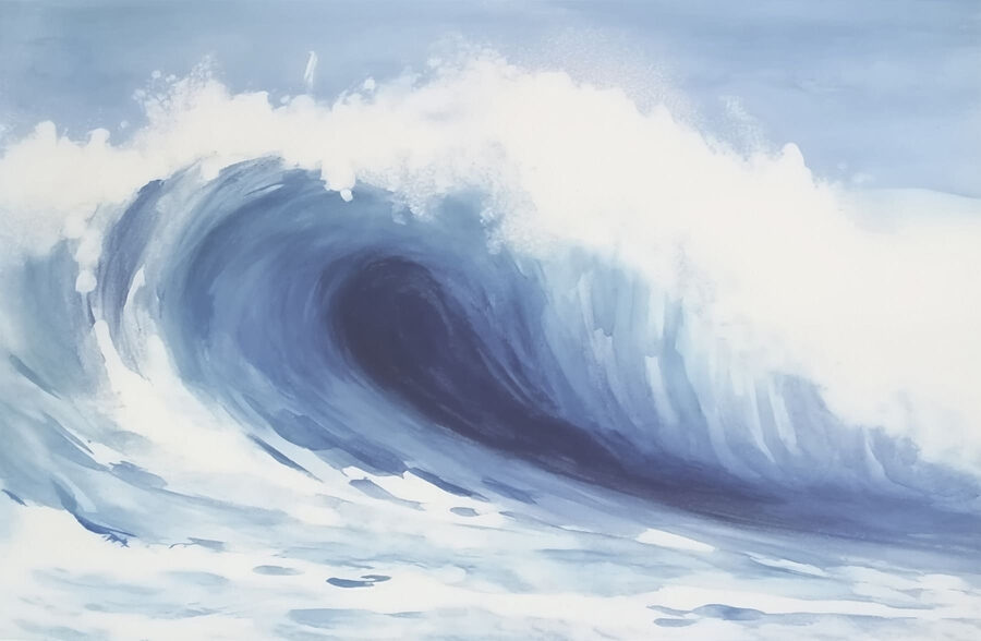 Große Welle im Ozean