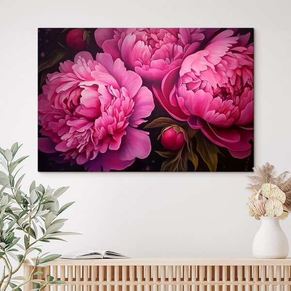 Gemälde mit rosa Blumen s43004pig403 600x600 - Gemälde mit rosa Blumen