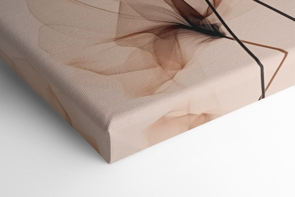 Delicate flow of translucent flowers