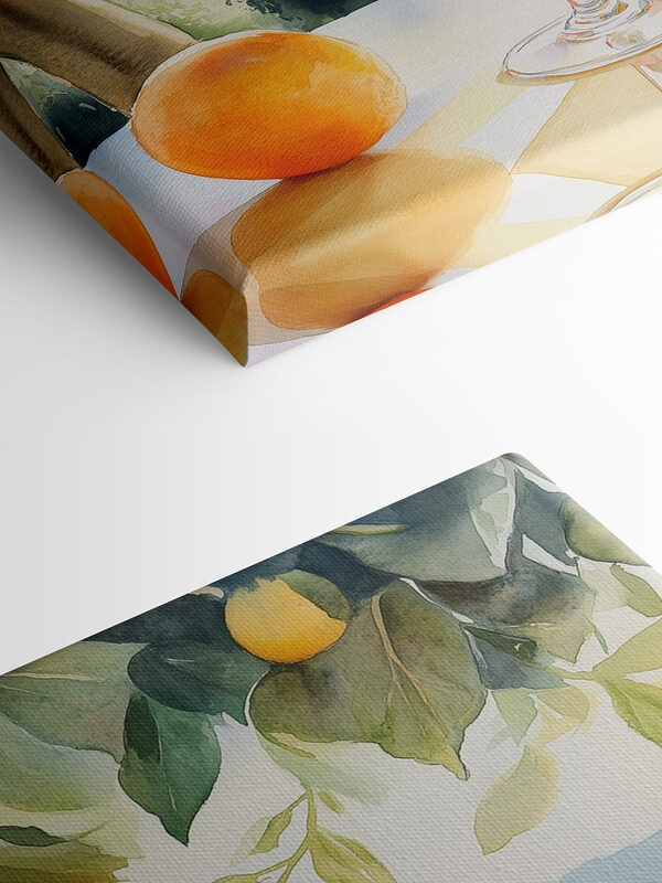 Glas mit Eis und Orangen Glas mit Eis und Orangen