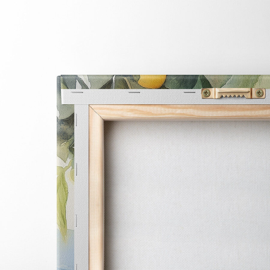 Glas mit Eis und Orangen