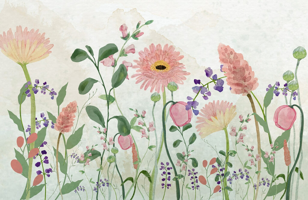 Malerei von Blumen und Pflanzen Malerei von Blumen und Pflanzen