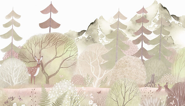Hirsche im Wald Hirsche im Wald