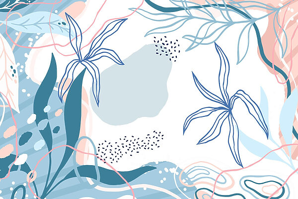 Blaues und rosa Blumenmuster Blaues und rosa Blumenmuster