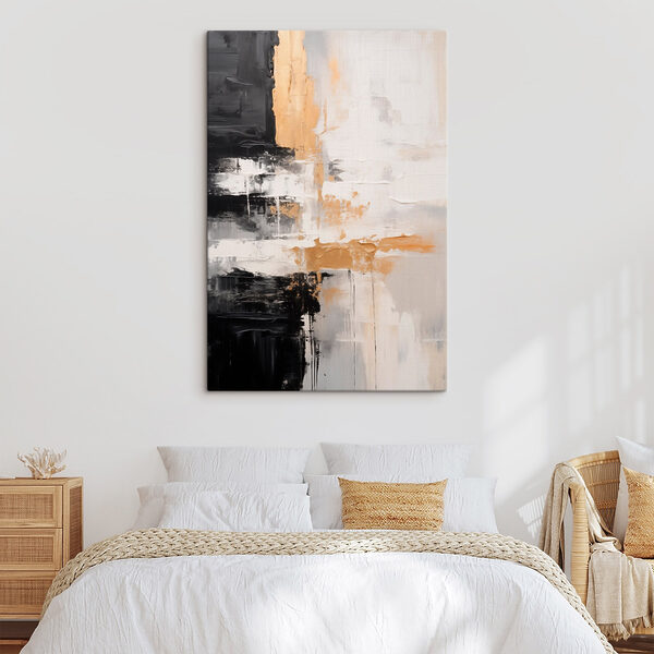 Black and white painting