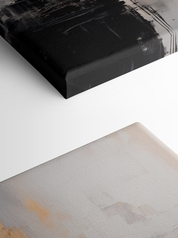 Black and white painting