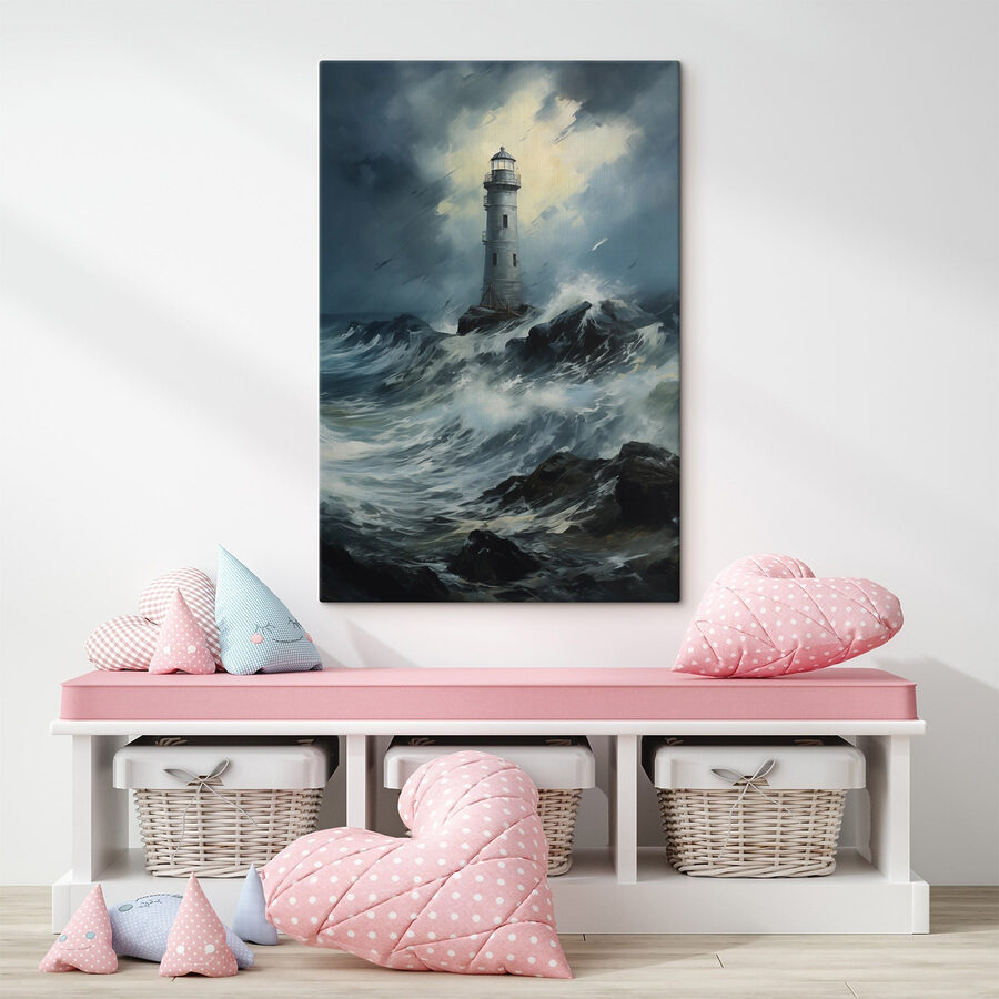 Leuchtturm im Meer