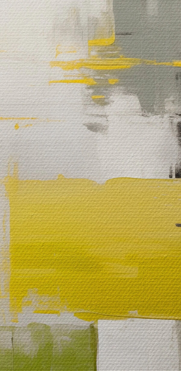 Malerei einer grauen und gelben Kunst Malerei einer grauen und gelben Kunst