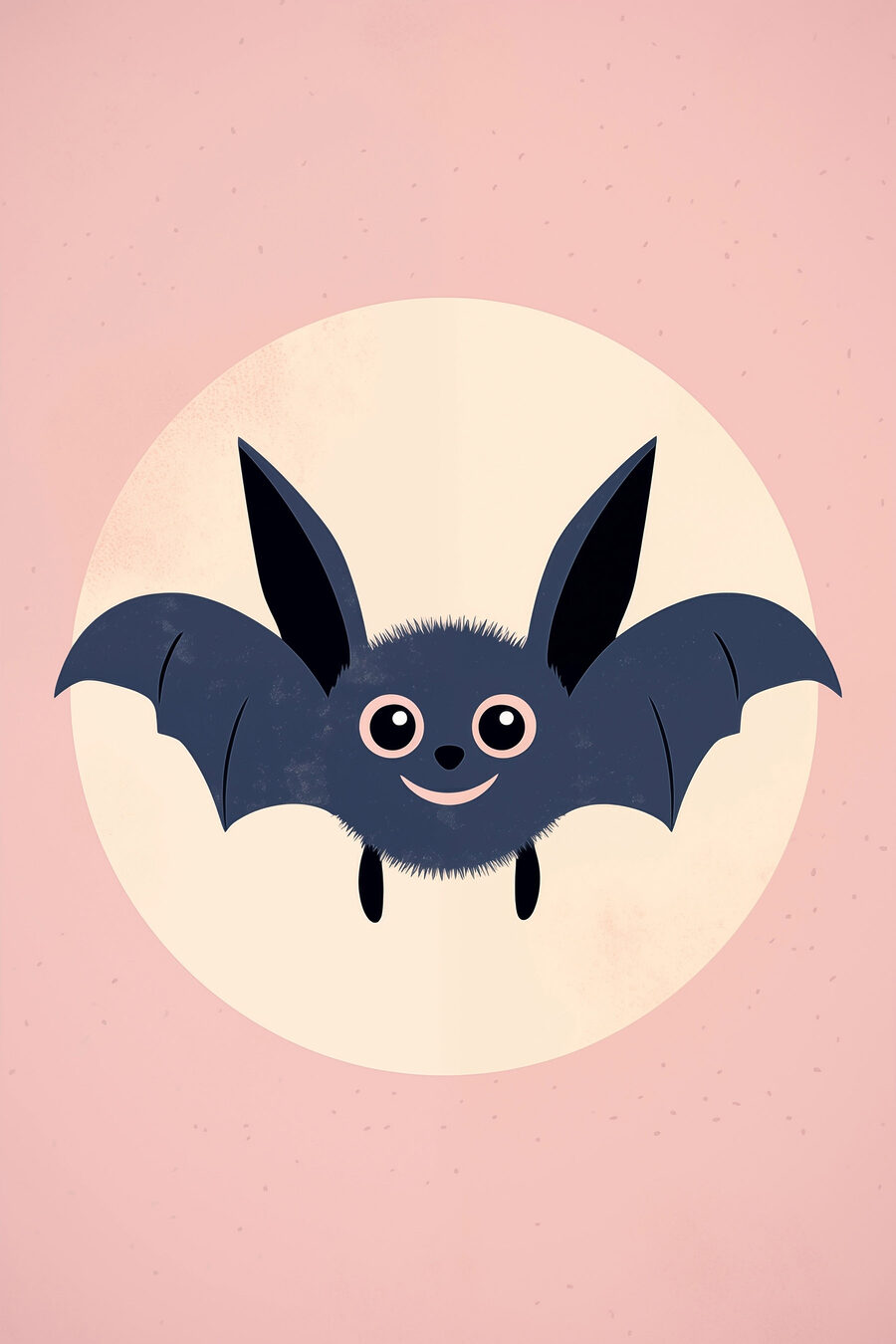 Karikatur einer Fledermaus
