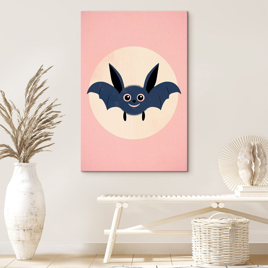 Karikatur einer Fledermaus