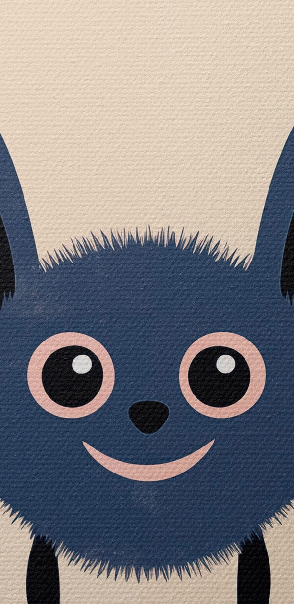 Karikatur einer Fledermaus Karikatur einer Fledermaus
