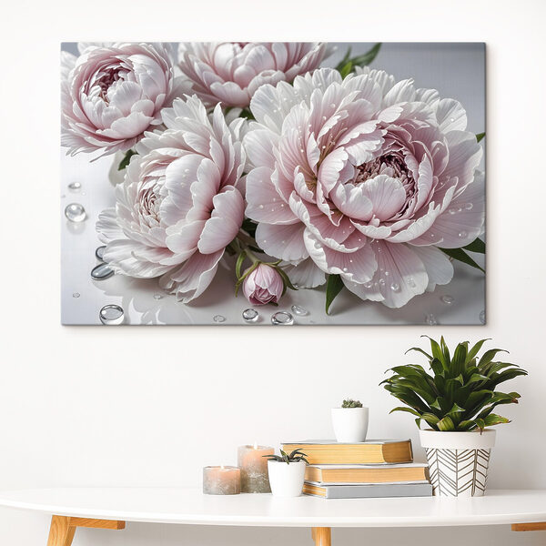 Gruppe von rosa Blumen Gruppe von rosa Blumen