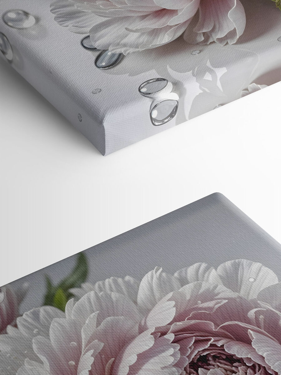 Gruppe von rosa Blumen
