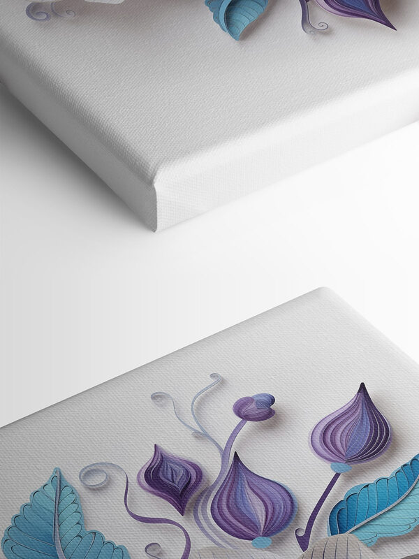 Blue and white flowers Blue and white flowers