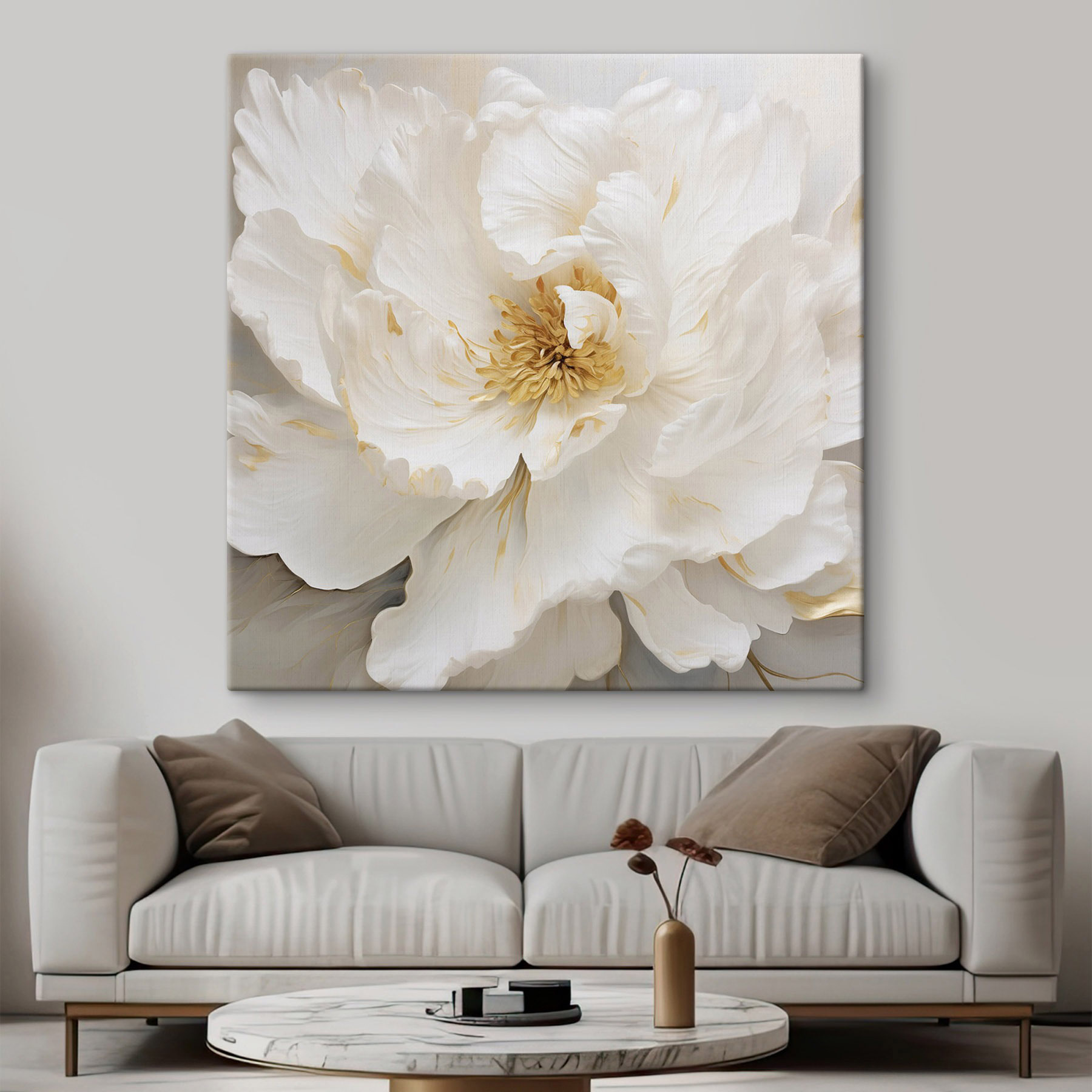 Elegant floral beauty in soft hues