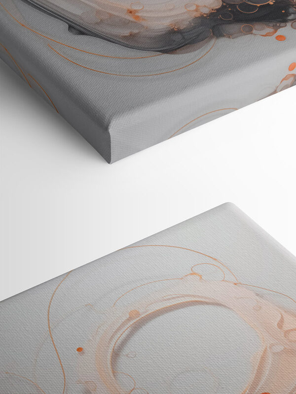 Fluid forms in subtle hues Fluid forms in subtle hues