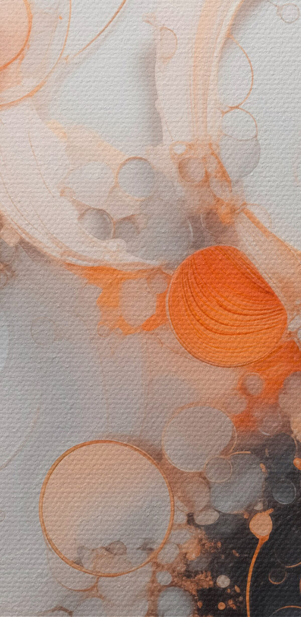 Fluid forms in subtle hues Fluid forms in subtle hues