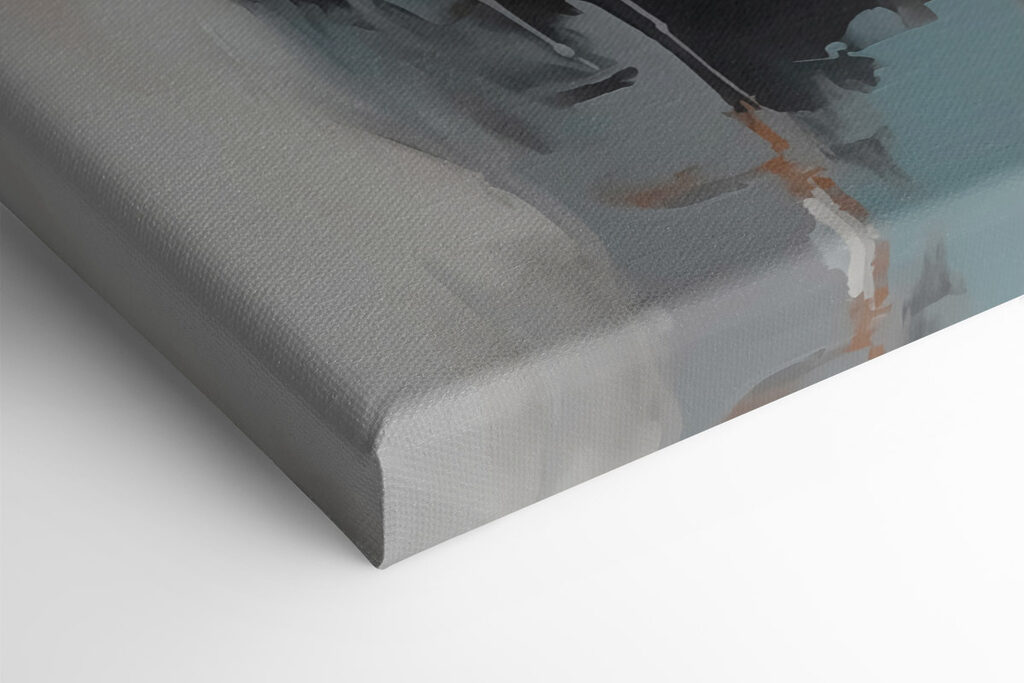 Painting of a woman's face Painting of a woman's face