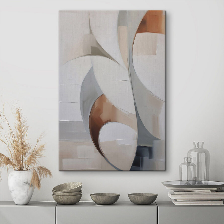 Weiße und braune Kunst
