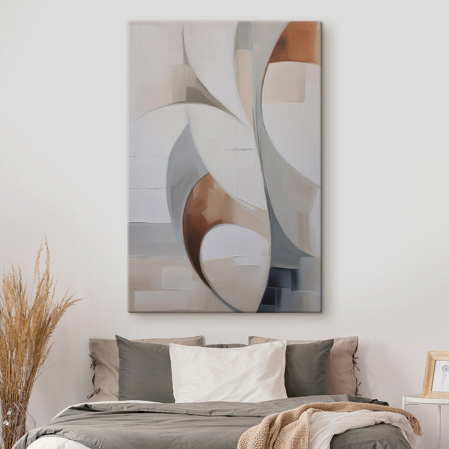 Weiße und braune Kunst