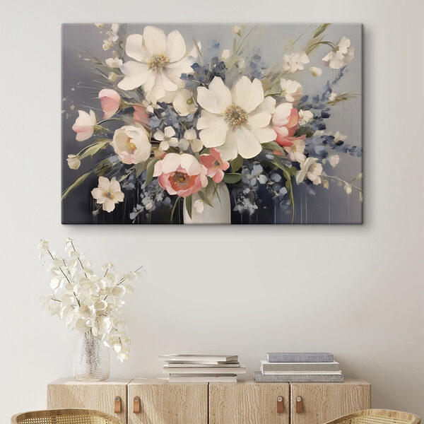 Gemälde von Blumen in einer Vase Gemälde von Blumen in einer Vase