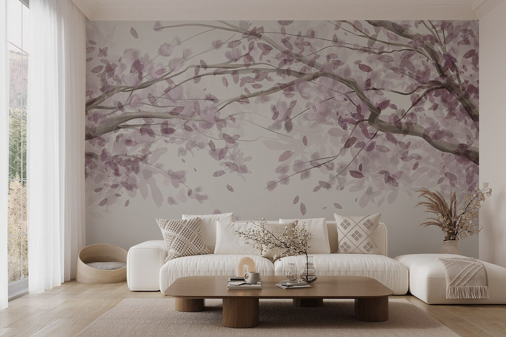 Tree with purple leaves