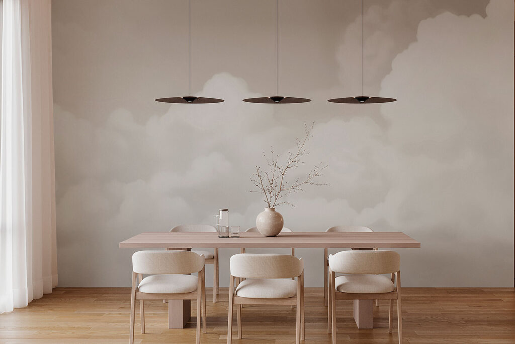 Ein Strand mit Wellen, die auf den Sand schlagen Ein Strand mit Wellen, die auf den Sand schlagen