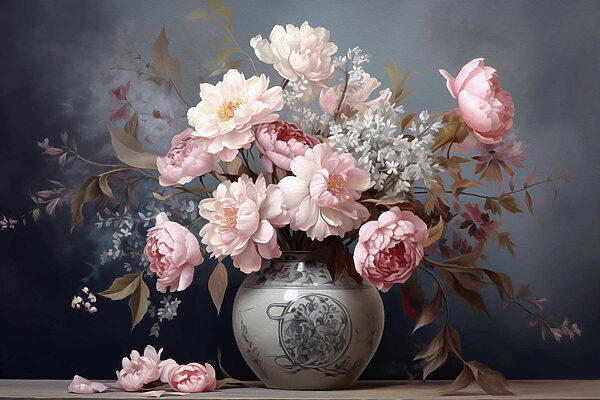 Vase mit Blumen Vase mit Blumen