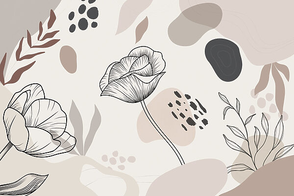 Zeichnung von Blumen und Pflanzen Zeichnung von Blumen und Pflanzen