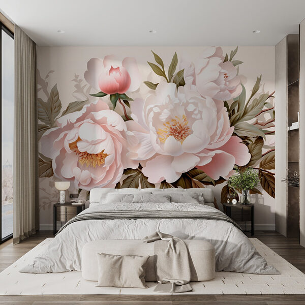 Delicate blooms in soft colors