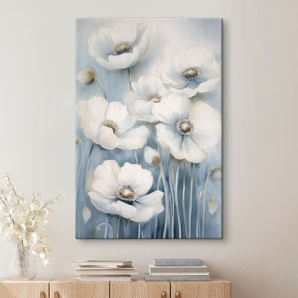Wandbilder Malerei von weißen Blumen (Artikelnummer: s43047) Wandbilder Wandbilder Malerei von weißen Blumen (Artikelnummer: s43047)