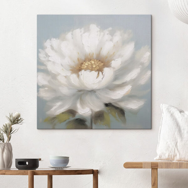 Wandbilder Weiße Blüte mit gelber Mitte (Artikelnummer: s43070) Wandbilder Wandbilder Weiße Blüte mit gelber Mitte (Artikelnummer: s43070)