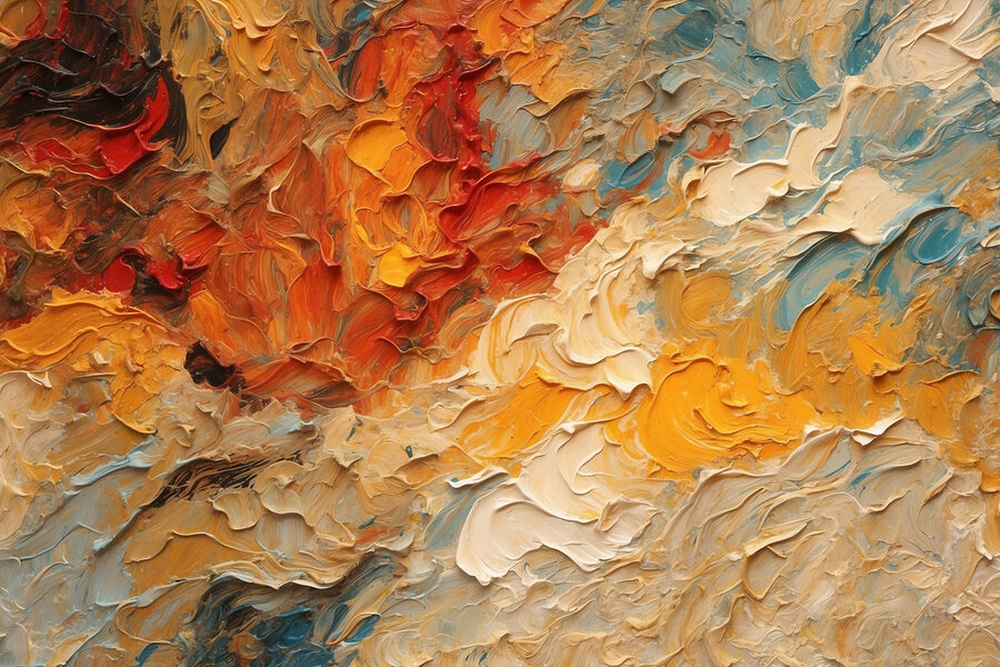 Lebendige Farben wirbeln harmonisch durcheinander Lebendige Farben wirbeln harmonisch durcheinander