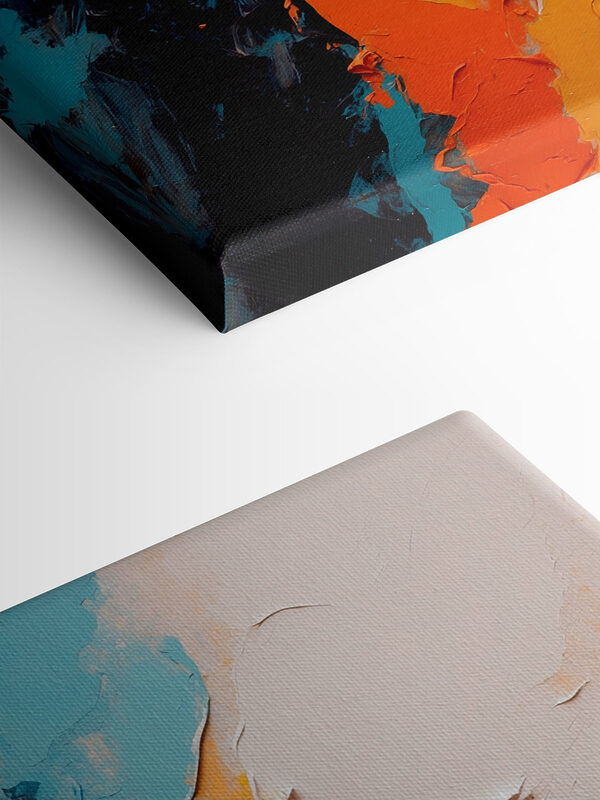 Lebendige Strudel aus Farbe und Textur Lebendige Strudel aus Farbe und Textur