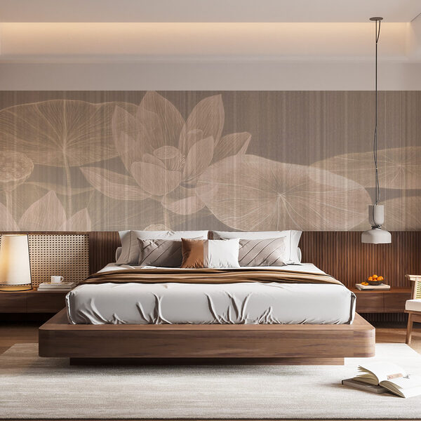 Delicate blooms on tranquil waters Delicate blooms on tranquil waters