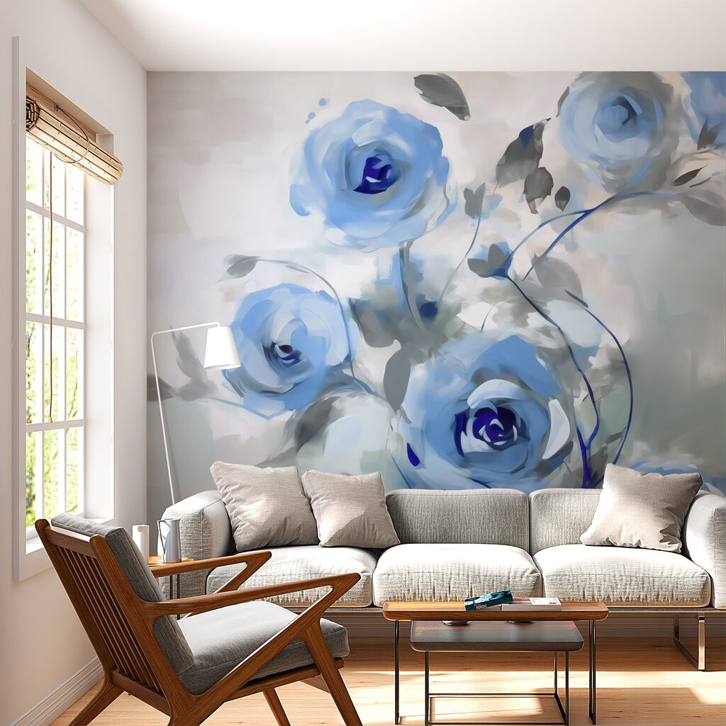 w03358pig25ms 1024x1024 - Malerei von blauen Blumen