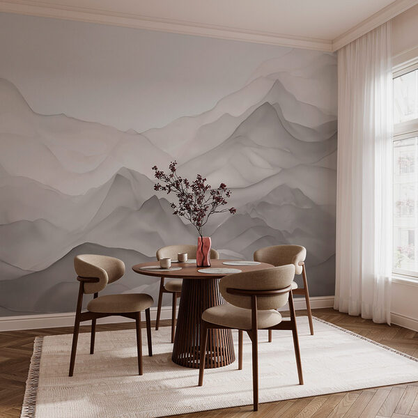 Weiße Berge mit weißem Hintergrund Weiße Berge mit weißem Hintergrund