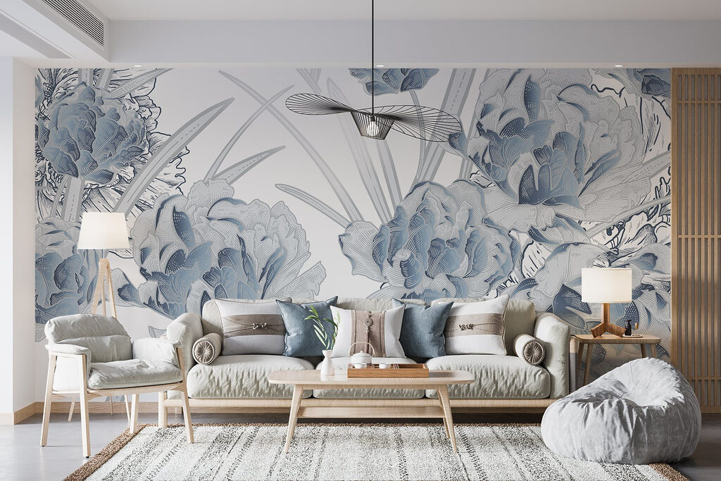 Delicate blooms in soft hues