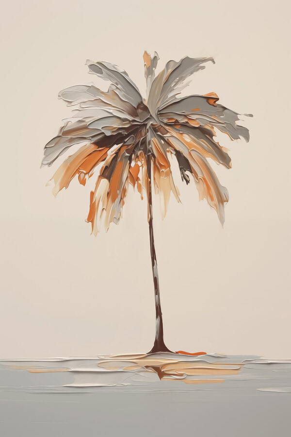 Painting of a palm tree