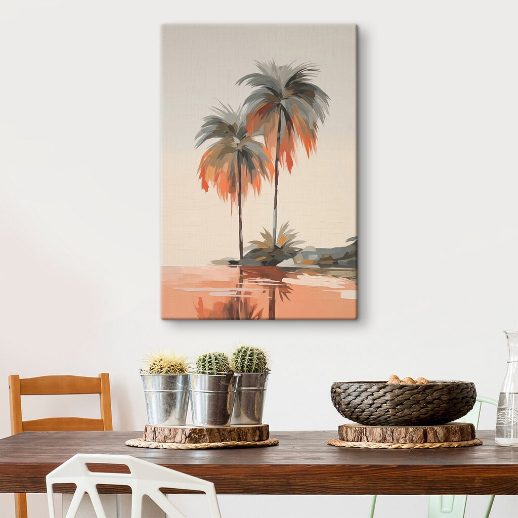 Palm trees on a beach